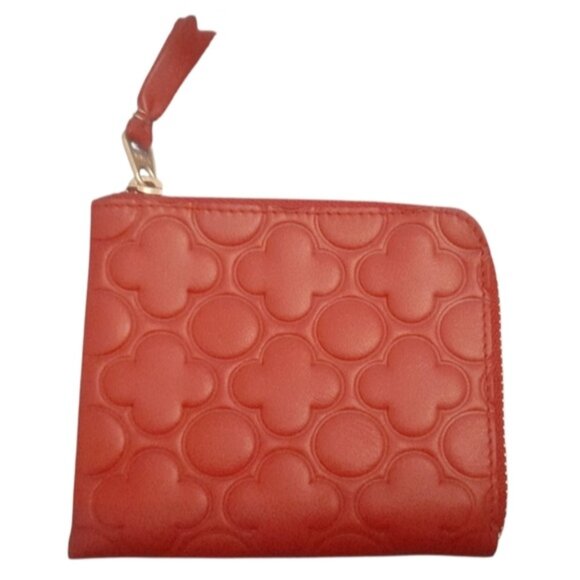 COMME des GARCONS Embossed Red wallet - Picture 1 of 13